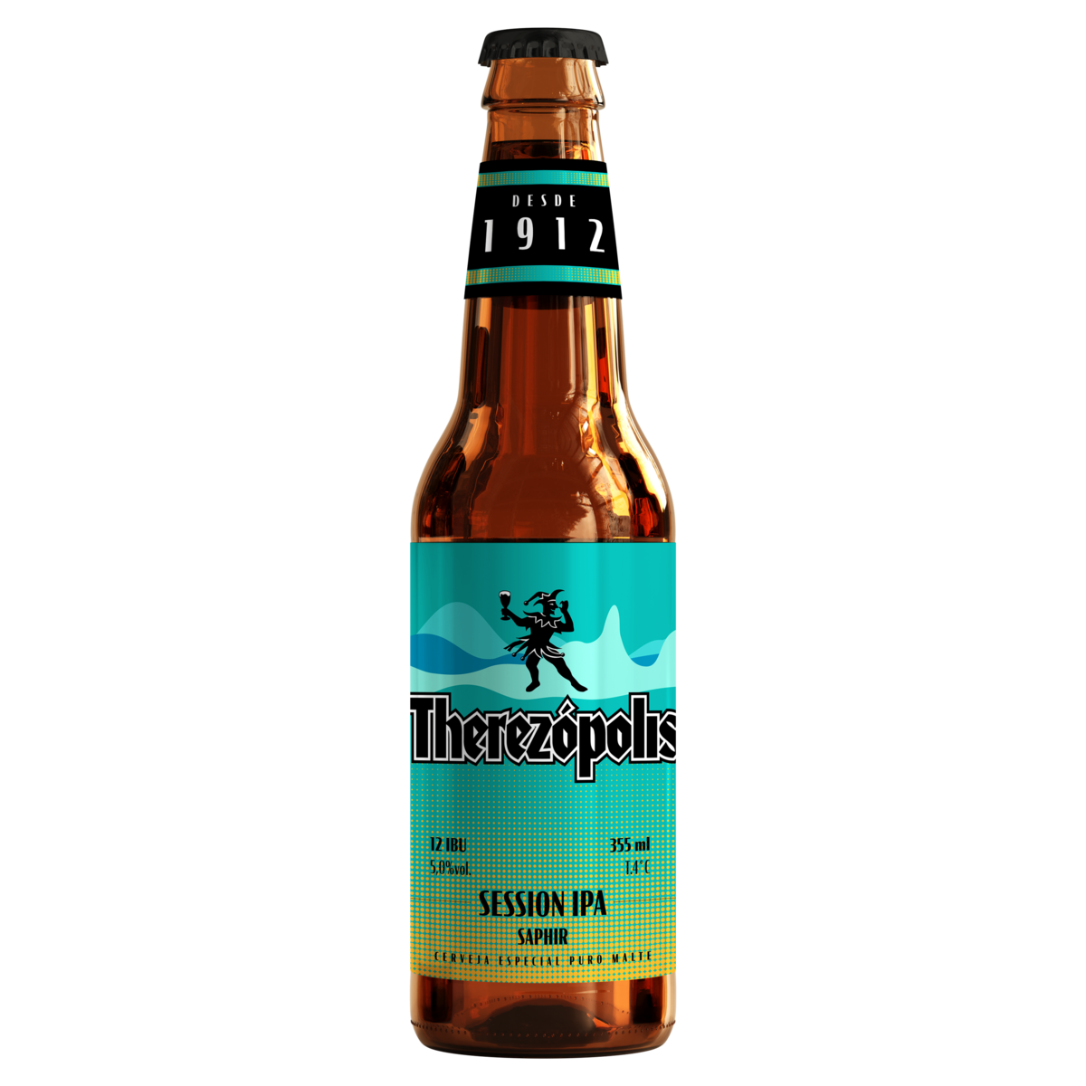 Produto Cerveja Session IPA Puro Malte Saphir Therezópolis Garrafa 355ml da loja Pão de Açucar no valor de: 6,49