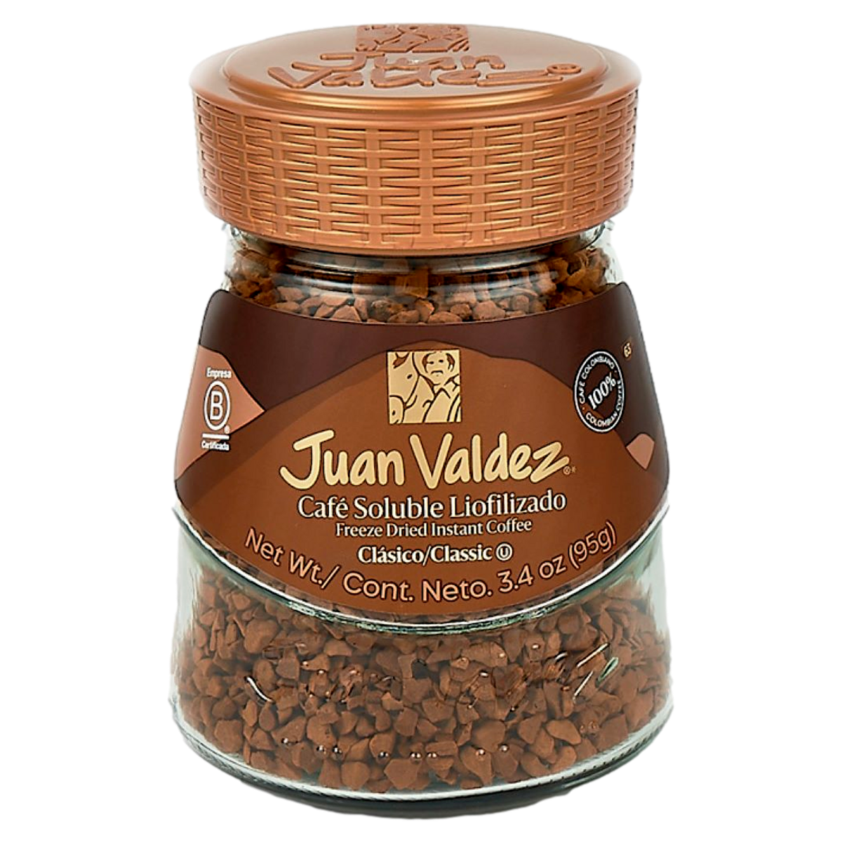 Produto Café Solúvel Liofilizado Clássico Juan Valdez Vidro 95g da loja Pão de Açucar no valor de: 59,9