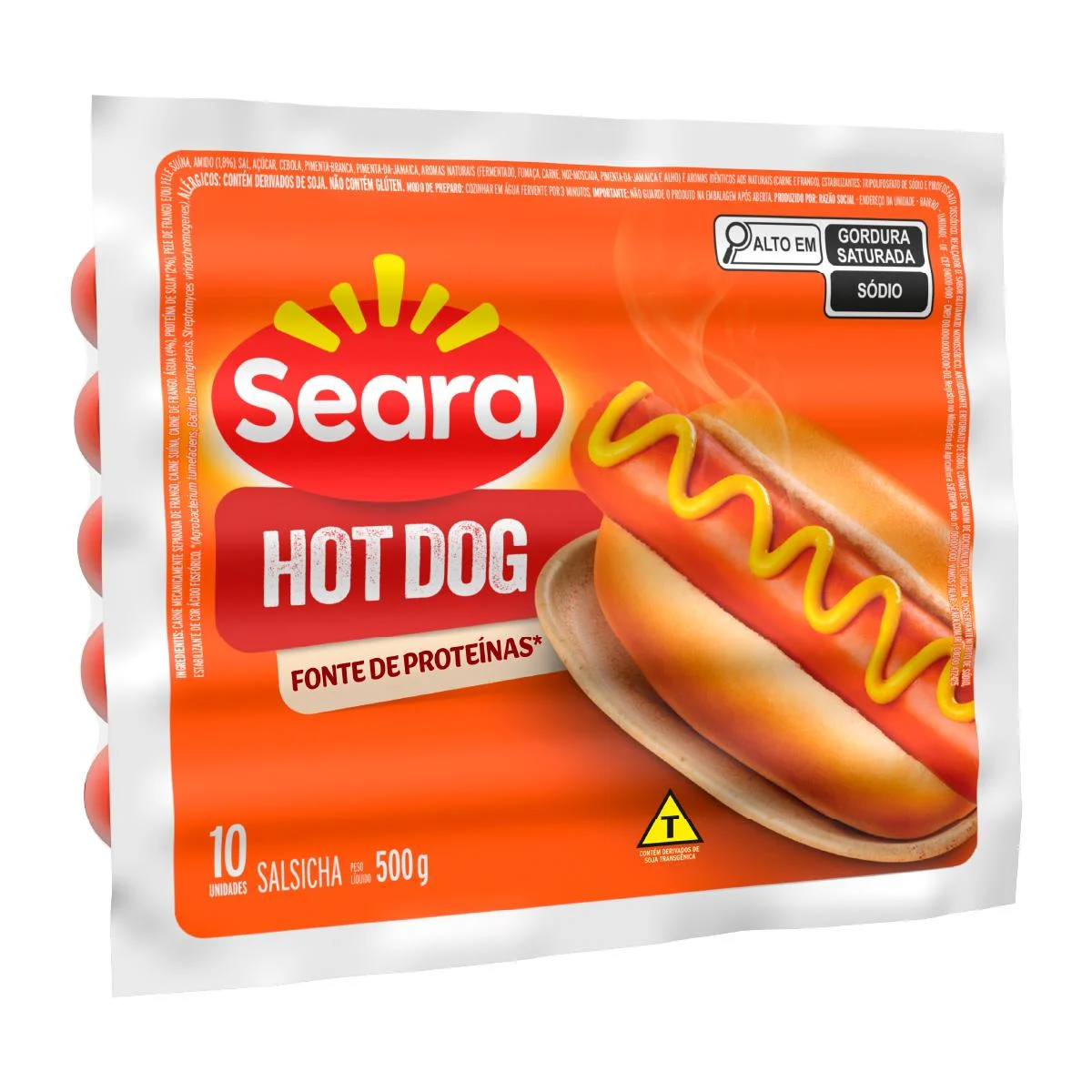 Produto Salsicha Hot Dog SEARA 500g da loja Pão de Açucar no valor de: 13,79