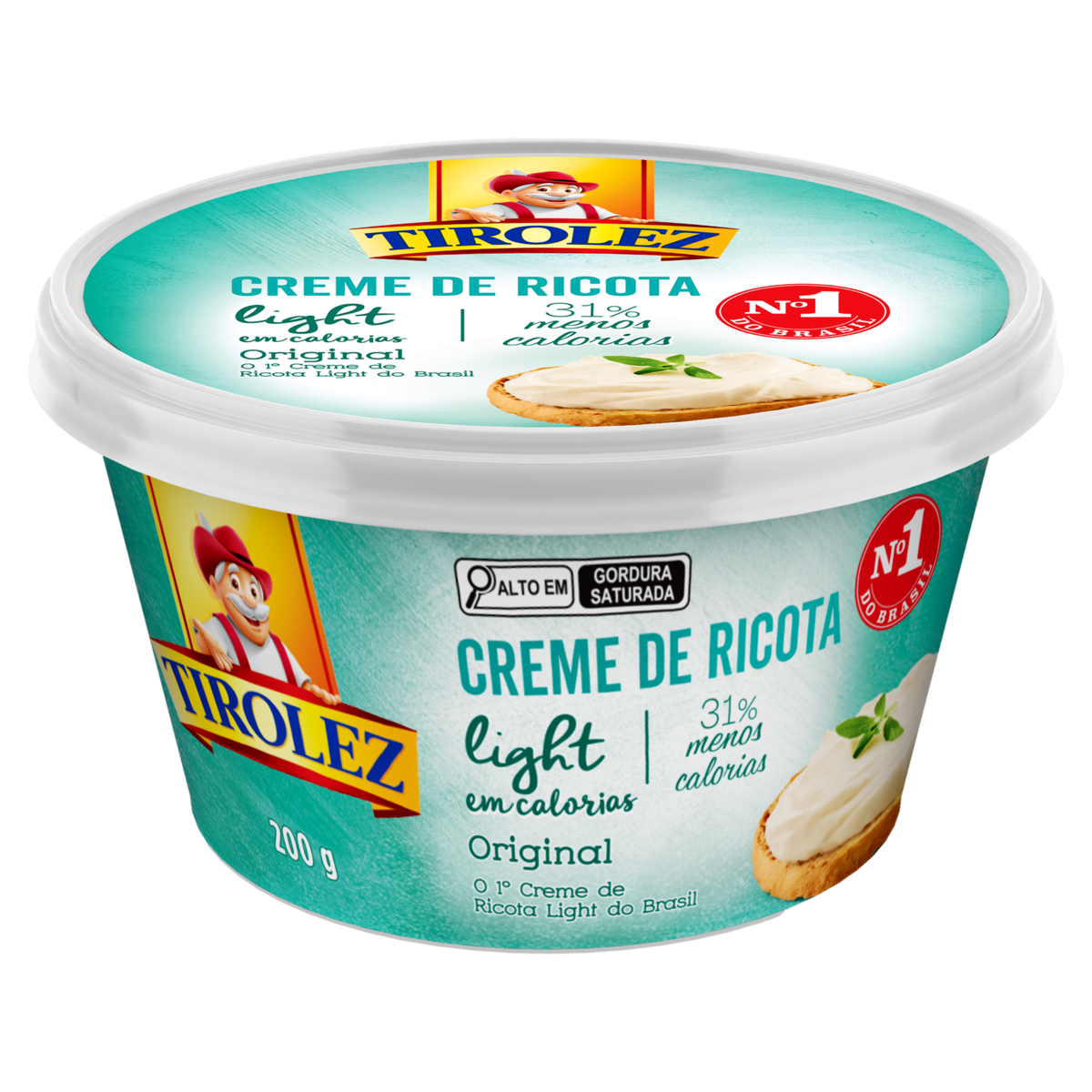 Produto Creme de Queijo Ricota Light Tirolez Pote 200g da loja Pão de Açucar no valor de: 9,49