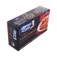 File De Sardinha Ao Molho De Tomate Gomes Da Costa Caixa 125g