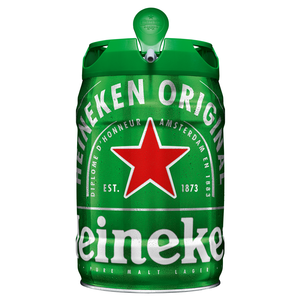 Produto Cerveja Lager Premium Heineken Barril 5l da loja Pão de Açucar no valor de: 129,9