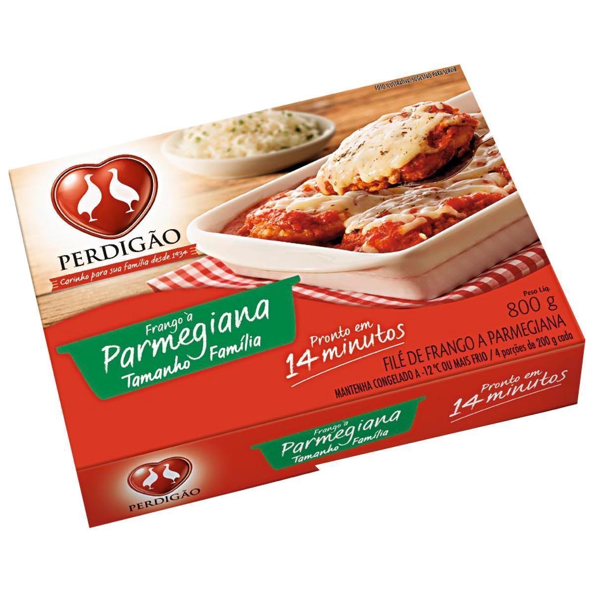 Filé De Frango à Parmegiana Perdigão Caixa 800g