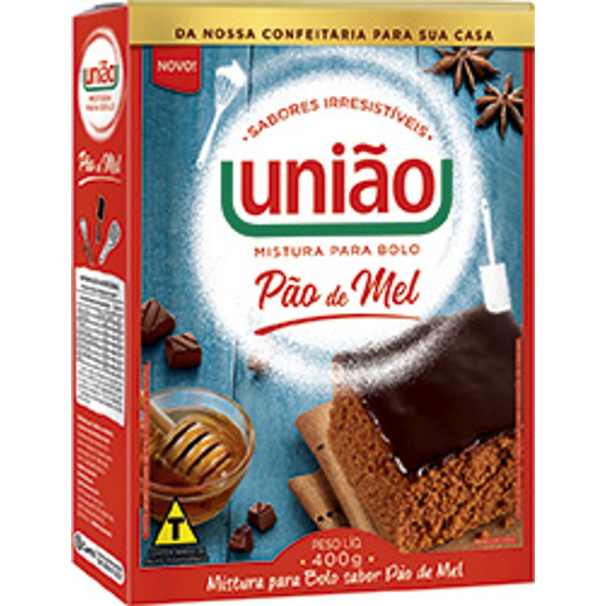 Mistura Para Bolo Sabor Pão De Mel União 400g