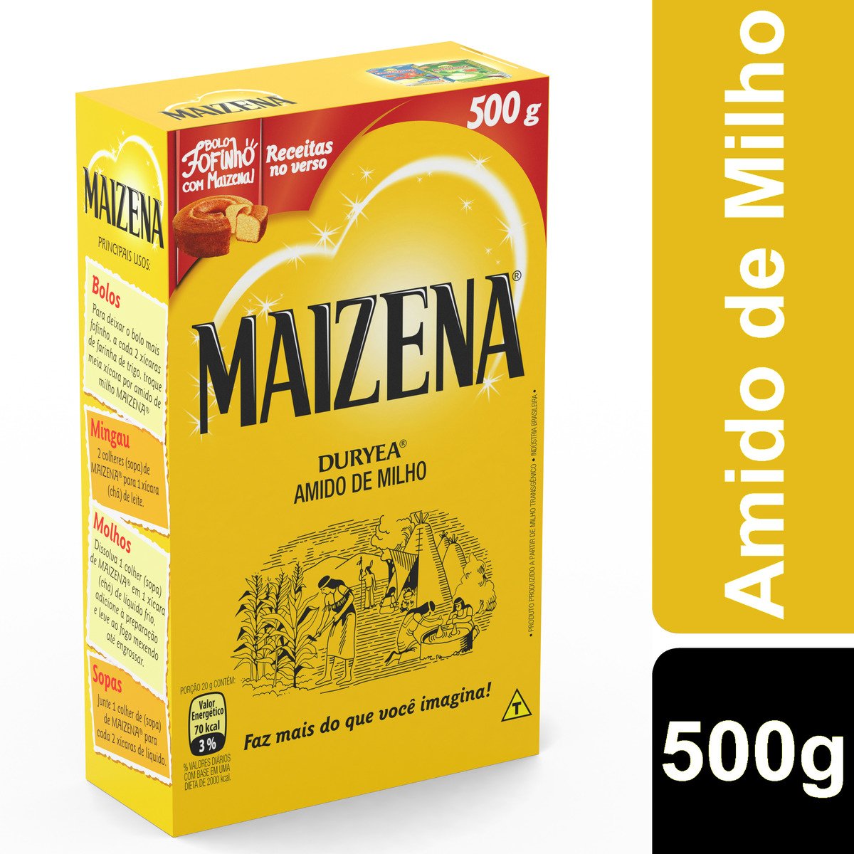 Amido De Milho Maizena 500g Pão De Açúcar Amido De Milho Maizena 500g Pão De Açúcar