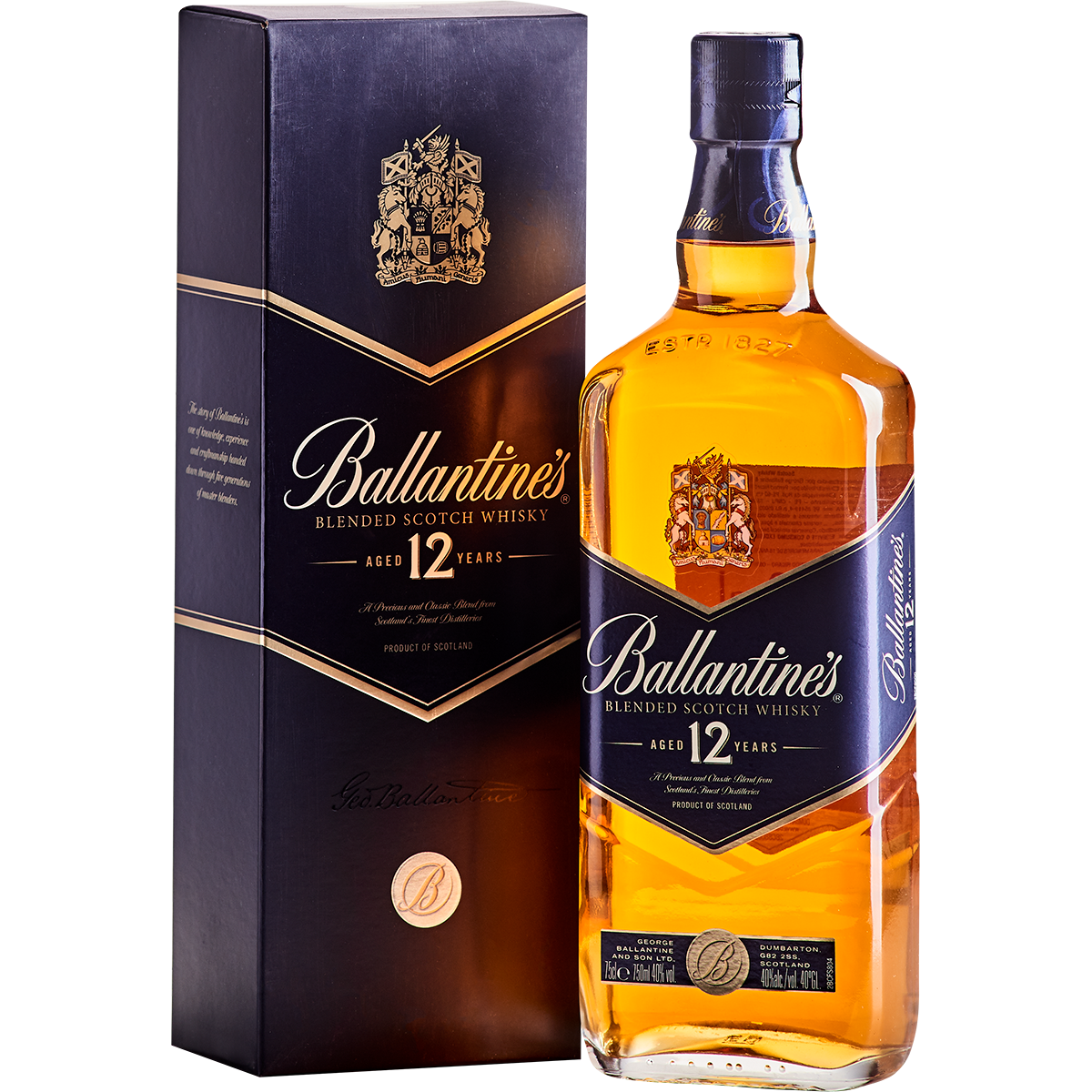 Whisky Escocês Ballantine's 12 anos 750ML