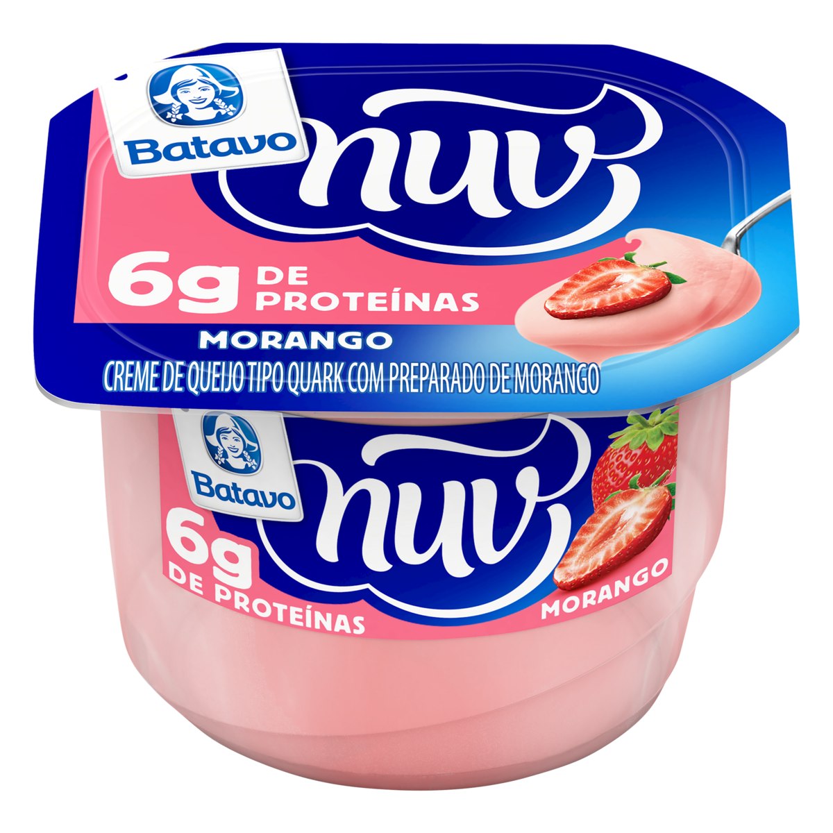Produto Creme Quark Morango Batavo Nuv Pote 100g da loja Pão de Açucar no valor de: 2,99