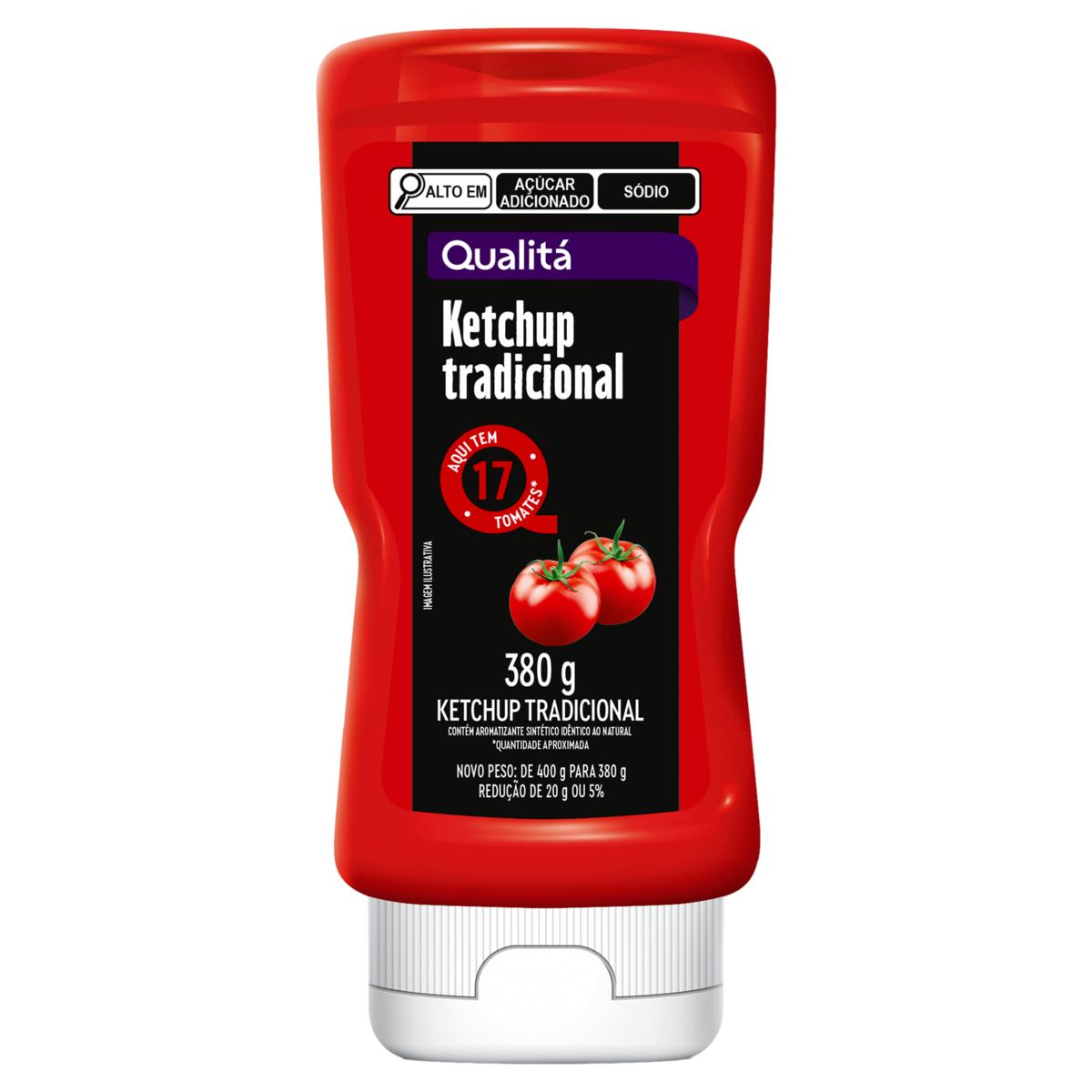 Qualitá Ketchup Tradicional 380G | Pão de Açúcar, image size:1200x1200