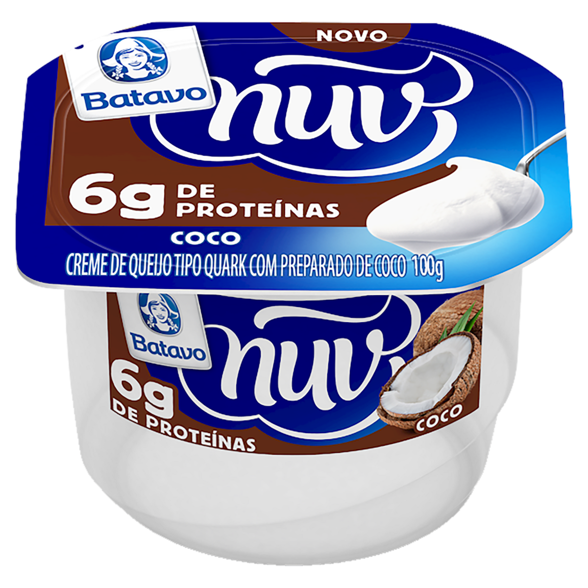 Produto Creme Quark Coco Batavo Nuv Pote 100g da loja Pão de Açucar no valor de: 2,99