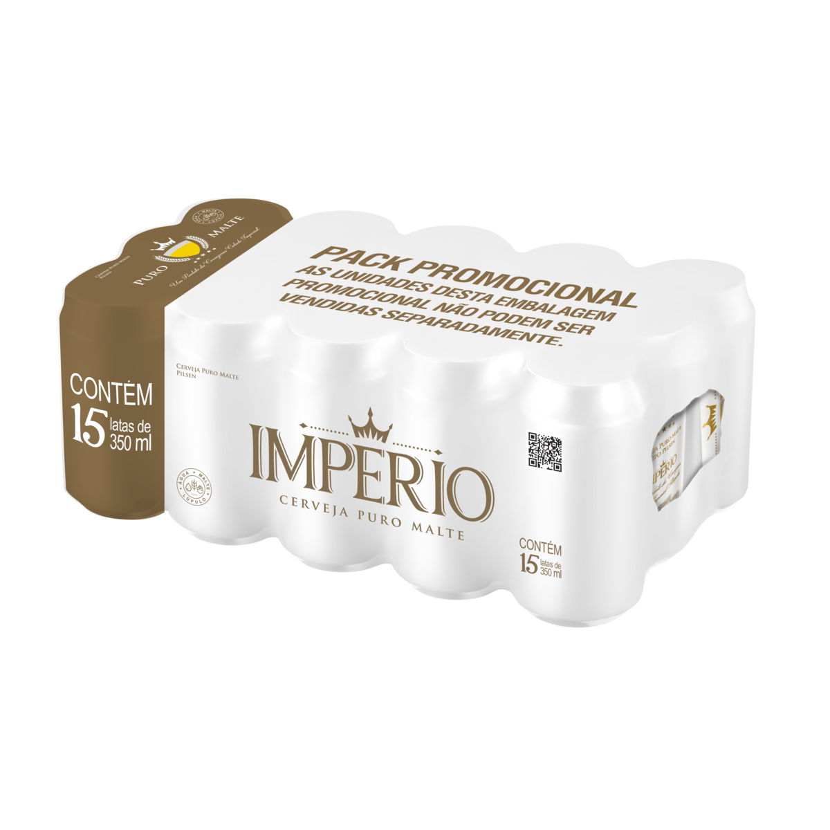 Produto Cerveja Império Pilsen Lata 350ML Pack Com 15 da loja Pão de Açucar no valor de: 44,85