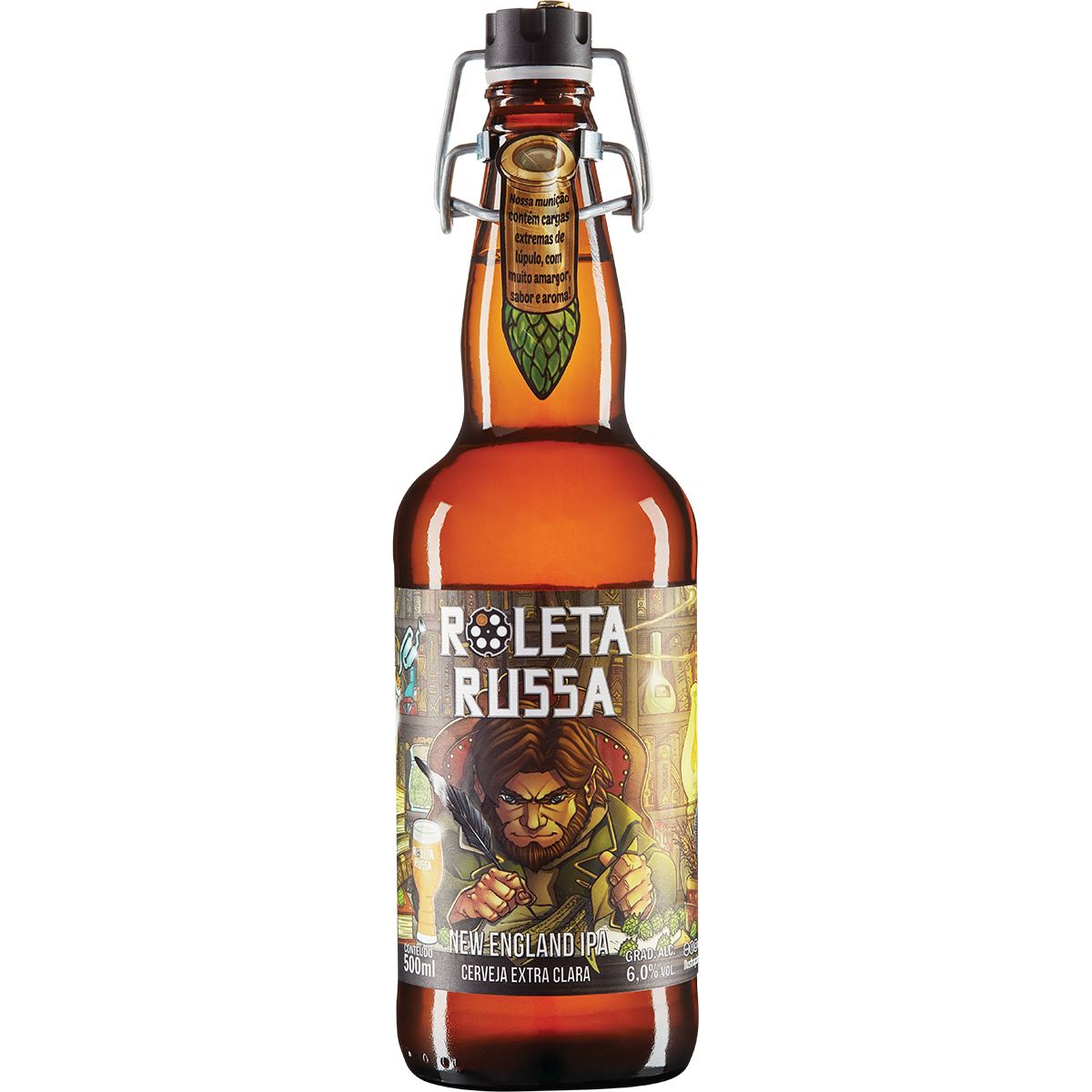Produto Cerveja Roleta Russa New England Ipa 500ml da loja Pão de Açucar no valor de: 29,99