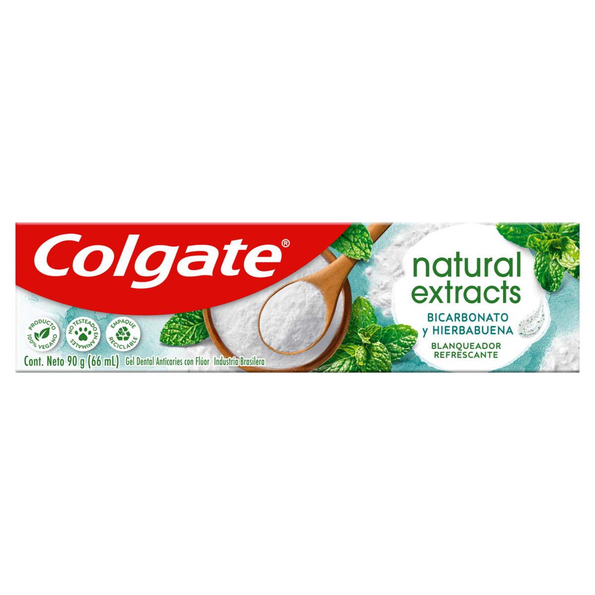 Produto Creme Dental Colgate Natural Bicarbonato E Hortelã 90G da loja Pão de Açucar no valor de: 9,99