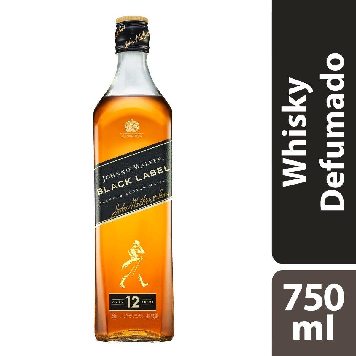 KIT Johnnie Walker BLACK: 2 whiskies Johnnie Walker Black Label