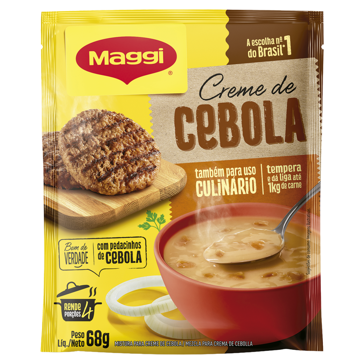Produto Creme de Cebola MAGGI Sachê 68g da loja Pão de Açucar no valor de: 6,19