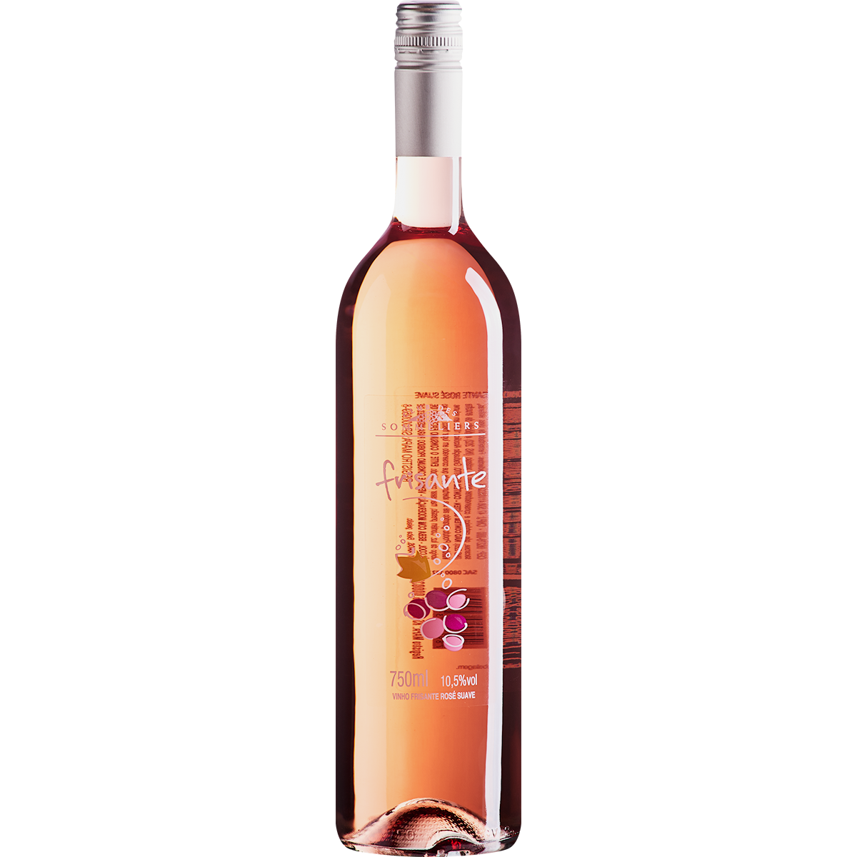 Vinho Brasileiro Frisante Rosé Suave CLUB DES SOMMELIERS Garrafa 750ml