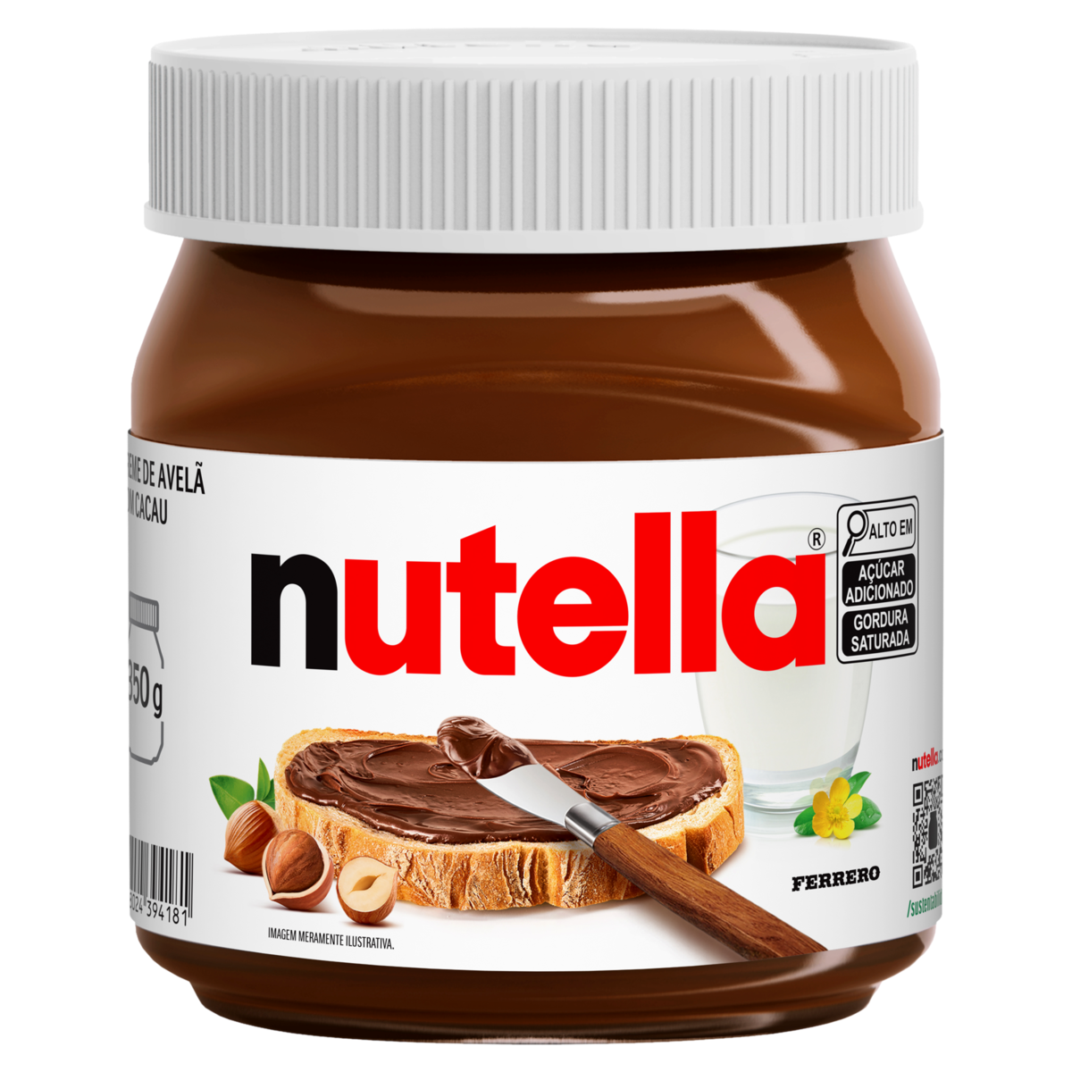 Produto Creme de Avelã com Cacau Nutella Pote 350g da loja Pão de Açucar no valor de: 29,99