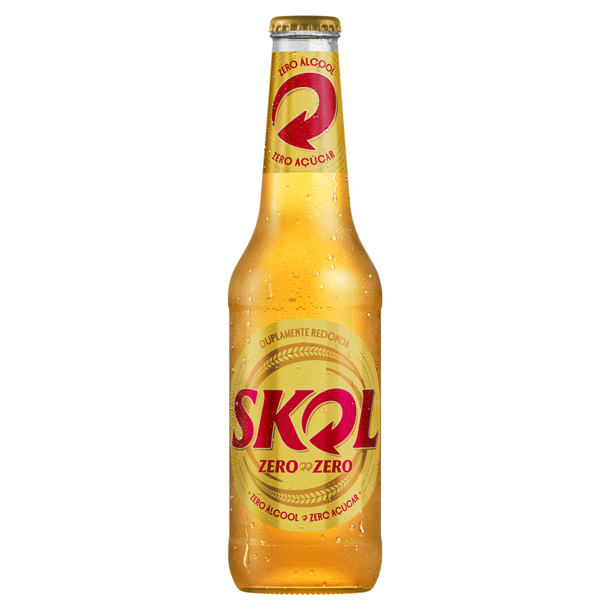 Produto Cerveja Puro Malte Zero Lcool Sem Glten Zero Acar Skol Garrafa 330ml da loja Pão de Açucar no valor de: 4,29