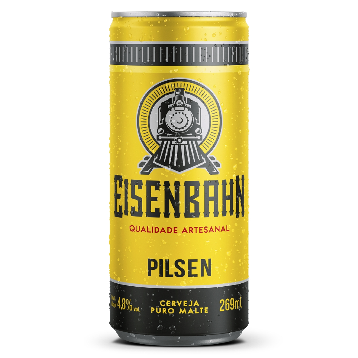 Produto Cerveja Pilsen Puro Malte Eisenbahn Lata 269ml da loja Pão de Açucar no valor de: 3,19