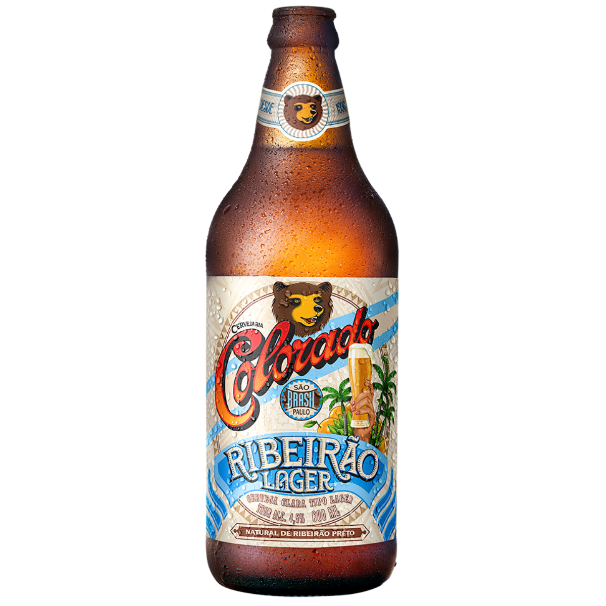 Produto Cerveja Colorado Ribeirão Lager 600 ML Garrafa da loja Pão de Açucar no valor de: 15,49