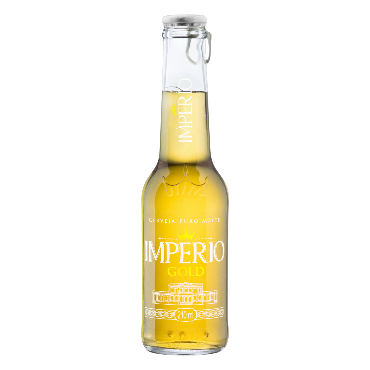 Produto Cerveja Pilsen Puro Malte Gold Império Garrafa 210ml da loja Pão de Açucar no valor de: 3,29