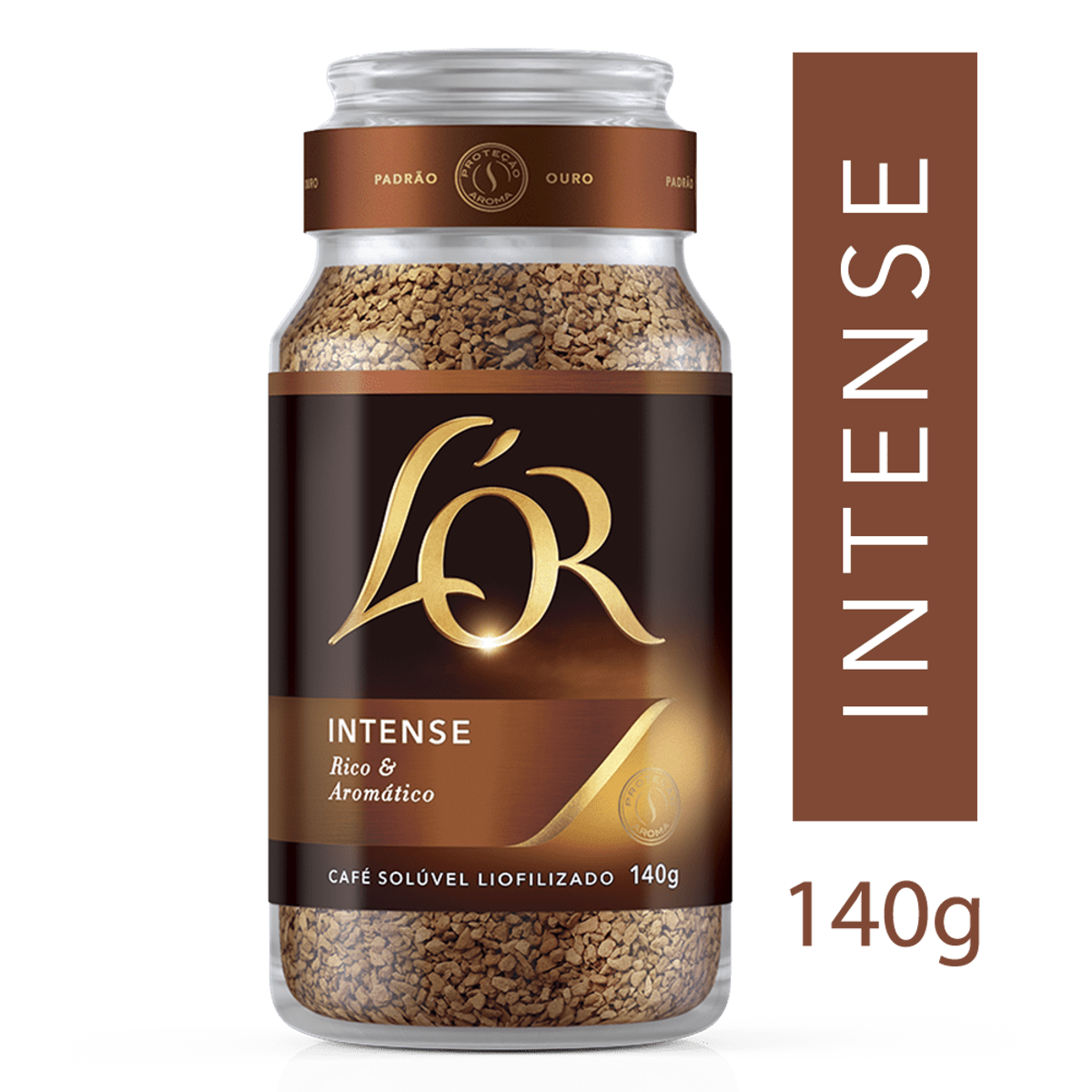 Café L'OR Intense Solúvel Pote De Vidro 140g | Pão de Açúcar