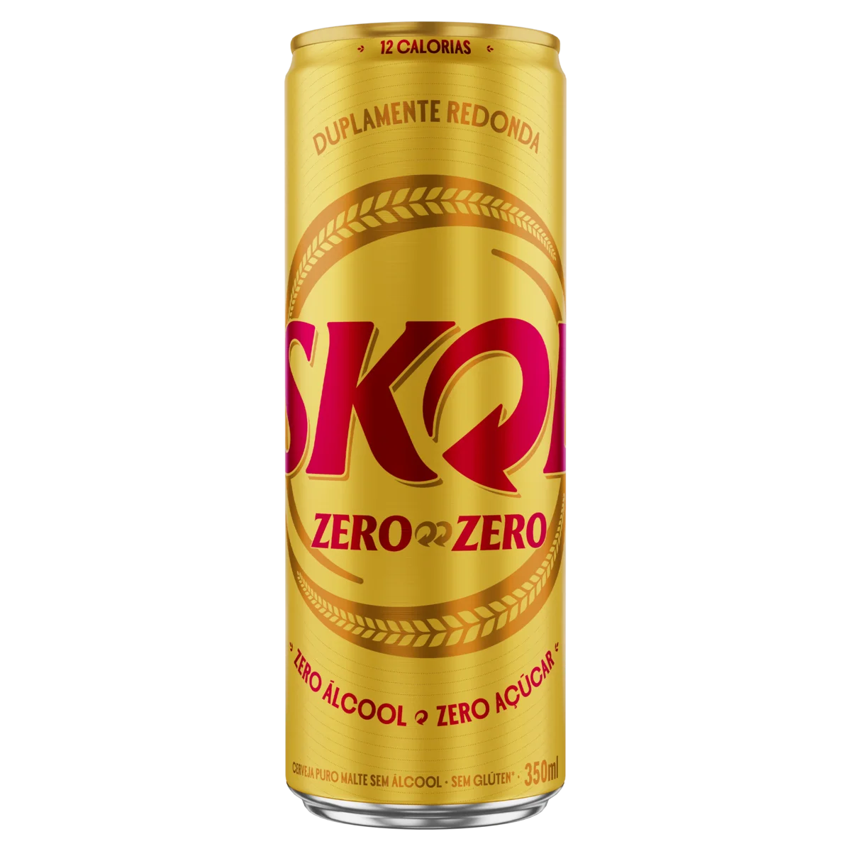 Produto Cerveja Puro Malte Zero Álcool sem Glúten Zero Açúcar Skol Sleek Lata 350ml da loja Pão de Açucar no valor de: 3,79