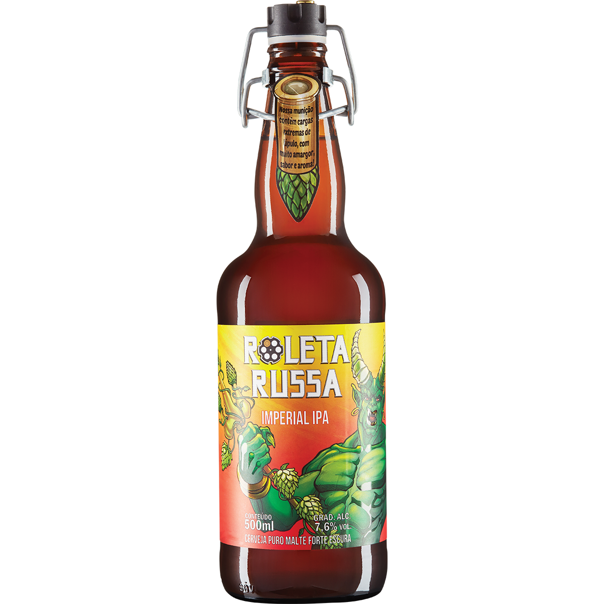 Produto Cerveja Roleta Russa Imperial IPA 500ml da loja Pão de Açucar no valor de: 29,99