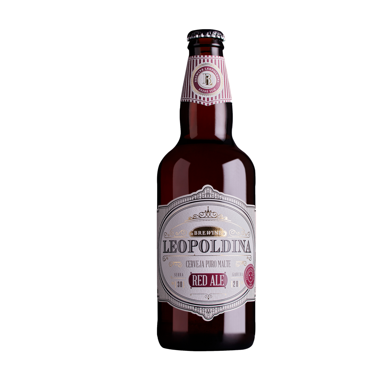 Produto Cerveja Artesanal Leopoldina Red Ale 500ml da loja Pão de Açucar no valor de: 20,99