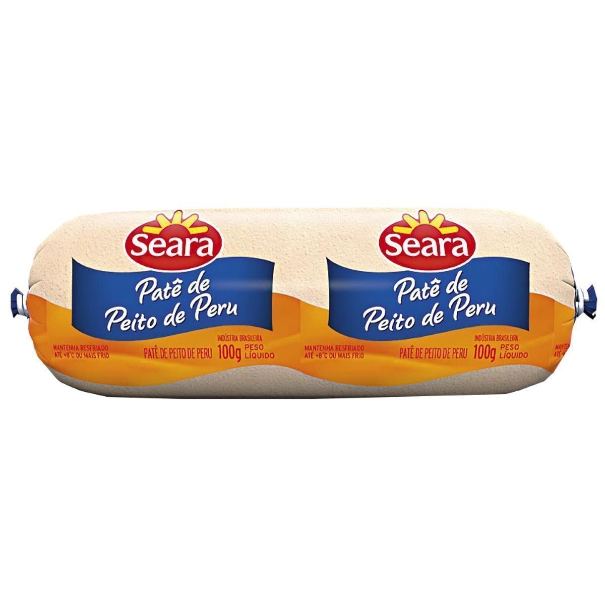 Patê De Peito De Peru Defumado Seara Bisnaga 100g Patê De Peito De Peru Defumado Seara Bisnaga 100g