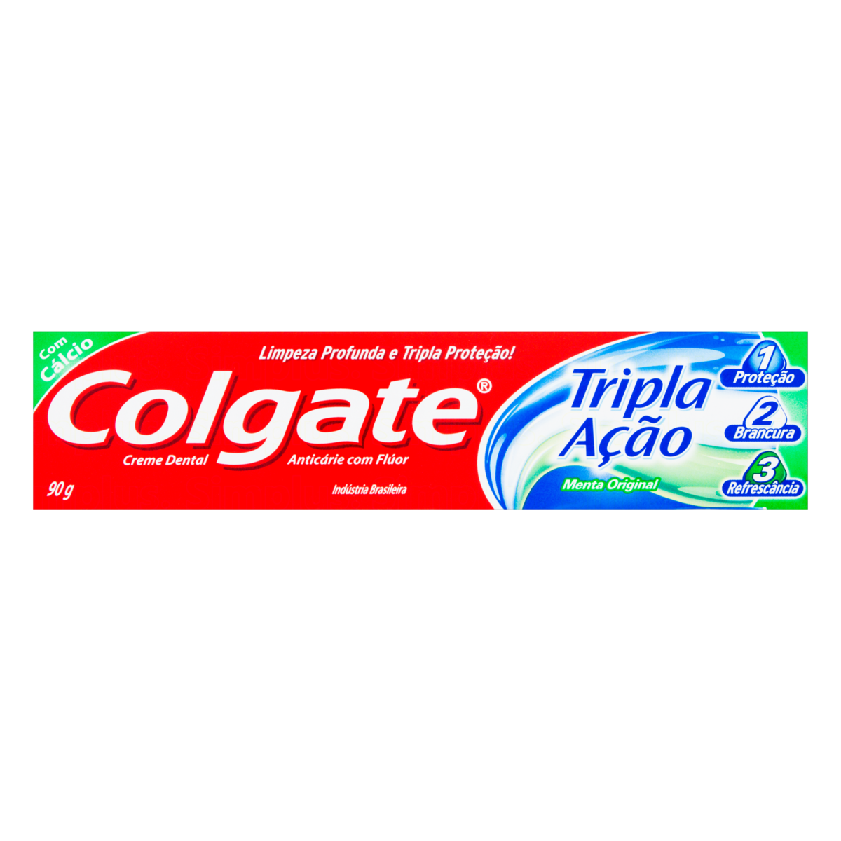 Produto Creme Dental Colgate Tripla Ação Menta Original 90g da loja Pão de Açucar no valor de: 4,69